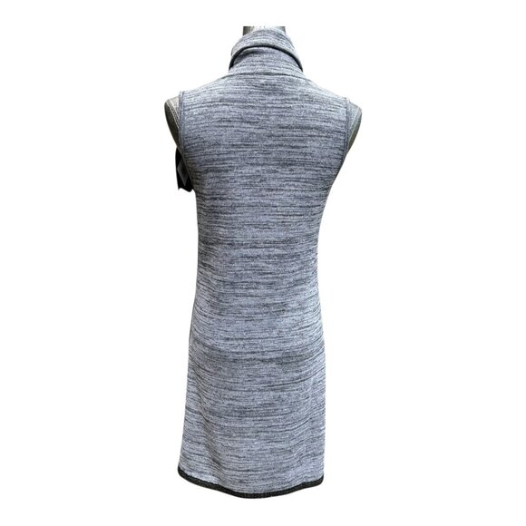 Custo Barcelona Turtleneck Sequin Dress Small Gray Black Orange - Picture 2 of 6